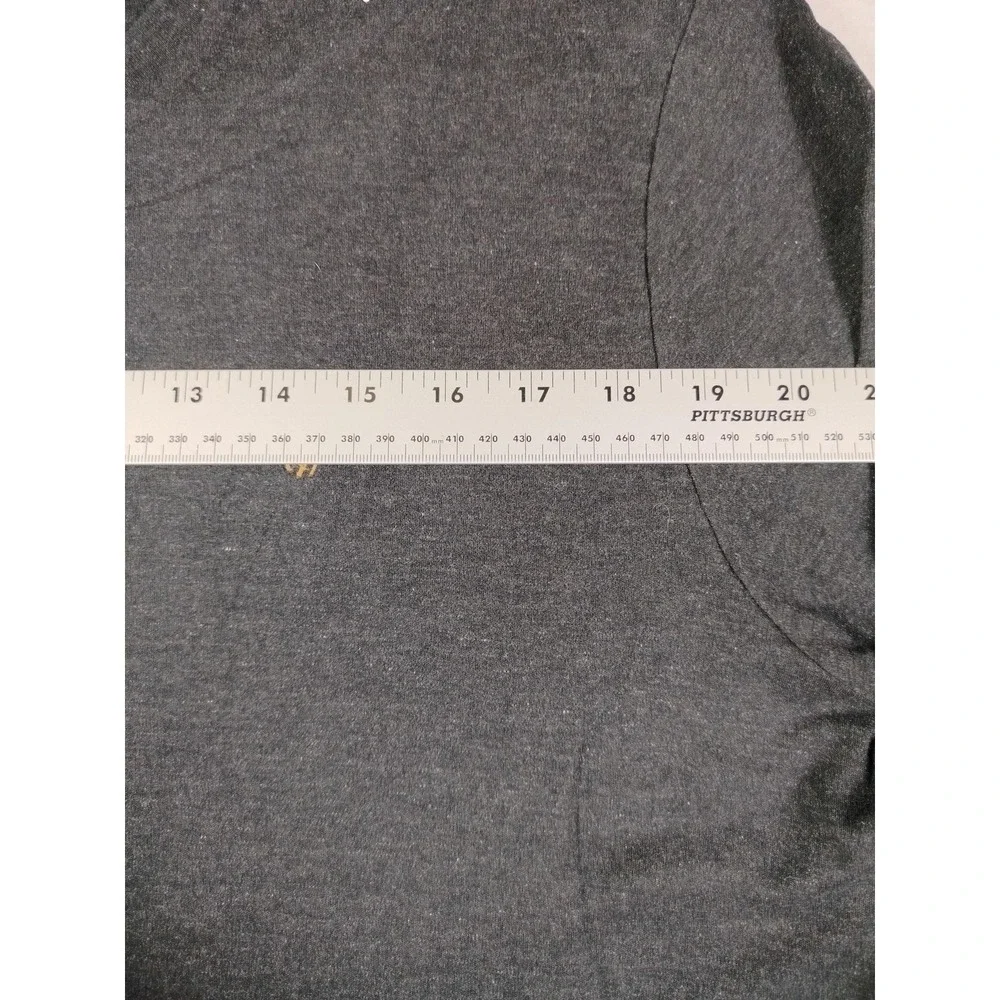 Polo Ralph Lauren Shirt‎ Mens XL Gray Custom Slim Fit Long Sleeve Pony Logo Tee